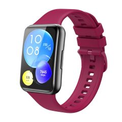 Huawei Watch Fit 2 Silikon Kordon Tam Uyumlu Pim Tasarımı Premium Spor Kayış