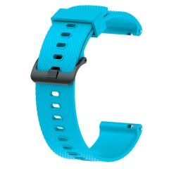 Amazfit GTS 2 Mini Uyumlu Silikon Kordon Tırtıklı Tasarım Premium Spor Kayış Mavi