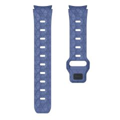 Samsung Galaxy Watch 4 40 44 mm Silikon Kordon Geometrik Desenli Spor Tasarım Premium Kayış