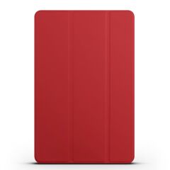 Huawei MatePad 11 Kılıf Flip Akıllı Kapak Standlı Kılıf Smart Cover Uyku Modlu Kırmızı