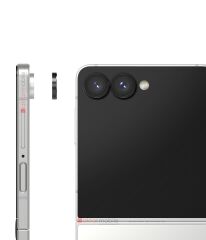 Galaxy Z Flip 7 uyumlu Kamera Lens Koruyucu Temperli Cam Tam Koruma