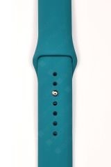 Amazfit GTR 2 47 mm Uyumlu Silikon Kordon Premium Spor Kayış Jel Silikon Spor Kordon Petrol Mavi