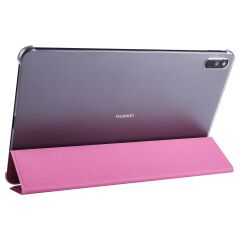 Huawei MatePad 11 Kılıf Flip Akıllı Kapak Standlı Kılıf Smart Cover Uyku Modlu Pembe