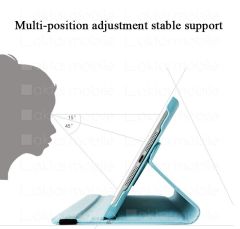 Apple iPad 9. Nesil 2021 10.2'' inc Kılıf 360° Dönebilen Akıllı Kapak Standlı Kılıf Smart Uyku Modlu Kırmızı