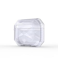 Airpods Pro Uyumlu Kılıf Silikon Kulaklık Kılıfı Renkli Çerçeveli Şeffaf Geometrik Tasarım