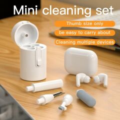 4 in 1 Mini Temizlik Kiti Kulaklık Telefon Elektronik Cihaz Temizleme Seti Çok Fonksiyonlu Aparat