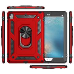 Apple iPad 6. Nesil 9.7'' Kılıf Metal Yüzüklü Standlı Kalem Bölmeli Premium Vega