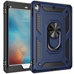 Apple iPad 6. Nesil 9.7'' Kılıf Metal Yüzüklü Standlı Kalem Bölmeli Premium Vega