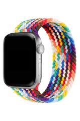 Apple Watch 42 / 44 mm uyumlu Pride Edition Örgü Solo Loop Kordon Small (12,7 cm) Kayış