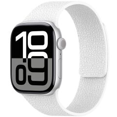 Apple Watch 6 5 4 3 2 1 SE 42 44 mm Uyumlu Magnetik Silikon Kordon Deri Görünümlü Mıknatıslı Kayış