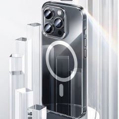 Apple iPhone 15 Kılıf Magsafe Şarj Özellikli Benks ​​​​​​Crystal Serisi Şeffaf Kapak