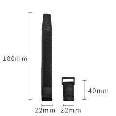 Redmi Watch 3 Active Uyumlu Hasır Kumaş Kordon Spor Örgü Cırtlı Kayış Velcro
