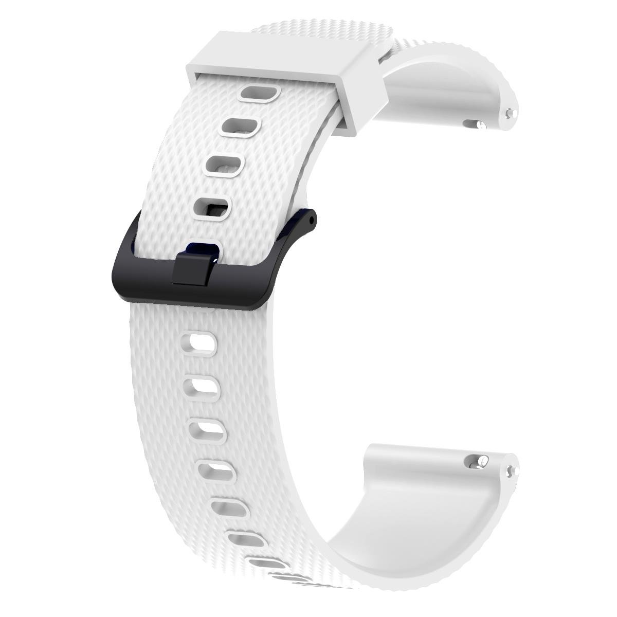 Amazfit GTS 4 Mini Uyumlu Silikon Kordon Tırtıklı Tasarım Premium Spor Kayış