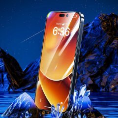 Apple iPhone 14 Pro Max ​​​​Benks V Pro Plus Şeffaf Ekran Koruyucu Siyah