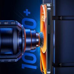 Apple iPhone 14 Pro Max ​​​​Benks V Pro Plus Şeffaf Ekran Koruyucu Siyah