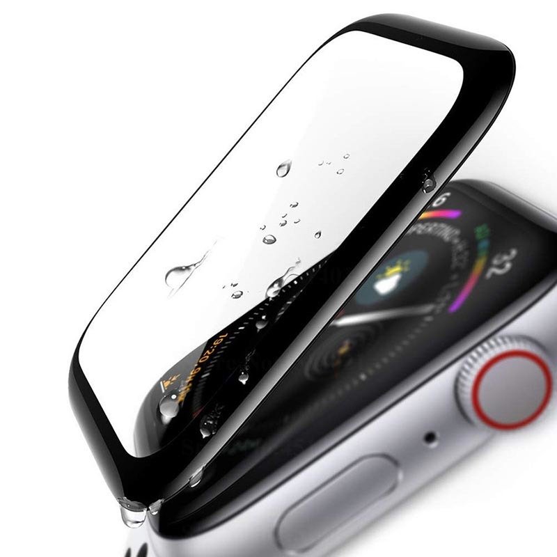 Apple Watch 38 mm Ekran Koruyucu 3D Tam Kapatan Kavisli PPMA Nano Cam Tam Uyumlu