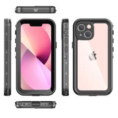 Apple iPhone 13 Mini Su Geçirmez Kılıf - 2 Parça - Tam Uyumlu