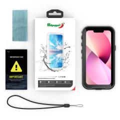 Apple iPhone 13 Mini Su Geçirmez Kılıf - 2 Parça - Tam Uyumlu