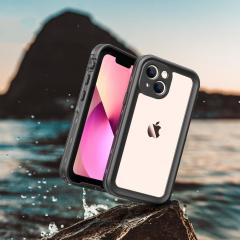 Apple iPhone 13 Mini Su Geçirmez Kılıf - 2 Parça - Tam Uyumlu