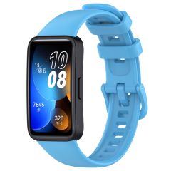 Huawei Band 8 uyumlu Silikon Kordon Premium Spor Kayış Tam Uyumlu Pim Tasarımı Özel Üretim Lacivert