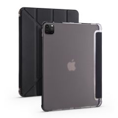 Apple iPad Pro 11 2020 2. Nesil Kılıf Kalem Bölmeli Premium Smart Standlı Tablet Kılıfı Siyah