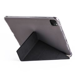 Apple iPad Pro 11 2020 2. Nesil Kılıf Kalem Bölmeli Premium Smart Standlı Tablet Kılıfı Siyah