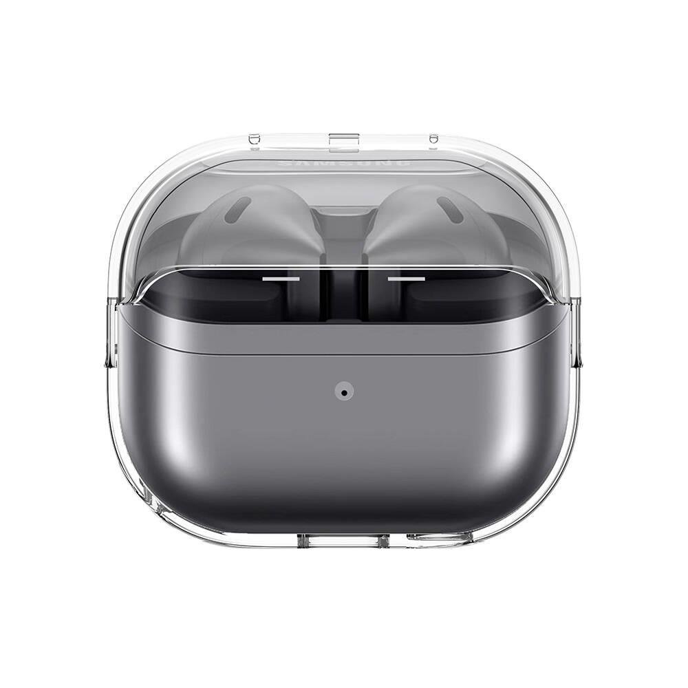 Galaxy Buds 3 Uyumlu Kılıf Silikon Kapak Darbe Emici Kulaklık Kılıfı Şeffaf Tasarım Şeffaf