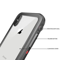 Apple iPhone XS Max Su Geçirmez Kılıf - Tam Uyumlu - 2 Parça