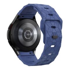Samsung Galaxy Watch 6 40 44 mm Silikon Kordon Geometrik Desenli Spor Tasarım Premium Kayış