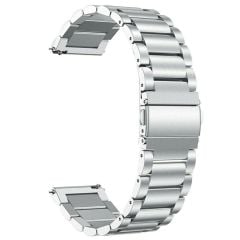 Samsung Galaxy Watch 6 Classic 43 / 47 mm Uyumlu Metal Kordon Premium Paslanmaz Çelik Kayış Baklalı