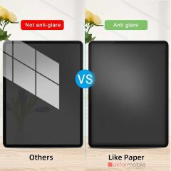 iPad Air 11 M2 2024 uyumlu Paper Like Ekran Koruyucu Kağıt Hissi Tasarım Mat Yüzey Nano Esnek