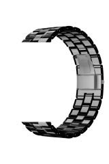 Samsung Galaxy Watch 4 40 / 44 mm Uyumlu Kordon Renkli Şeffaf Kayış Plastik Kordon Siyah