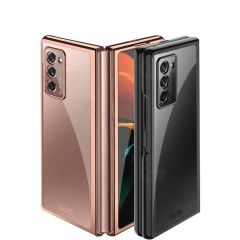 Samsung Galaxy Z Fold 2 Kılıf Premium Kapak Tam Uyumlu 2 Parça Rose Gold
