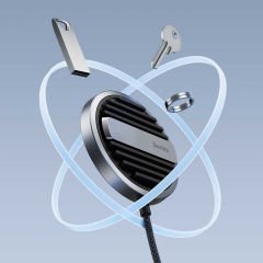 Benks MFM01 MFI Sertifikalı Standlı 15W Hızlı Şarj Özellikli Magsafe PD Wireless Şarj Aleti