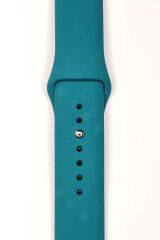 Xiaomi Mi Watch Uyumlu Silikon Kordon Premium Spor Kayış Jel Silikon Spor Kordon Petrol Mavi