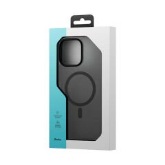 Apple iPhone 14 Pro Kılıf Kenarları Silikon Airbagli Mat Arka Yüzey Benks Icesand Kapak