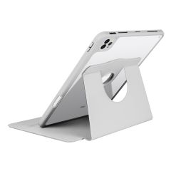 iPad Pro 11 2018 uyumlu Kılıf 360 Dönebilen Kalem Bölmeli Yatay Dikey Standlı Akıllı Kapak Gri
