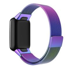 Xiaomi Mi Band 7 Pro uyumlu Mıknatıslı Hasır Metal Örgü Kordon Özel Pim Tasarımı Milanese Kayış