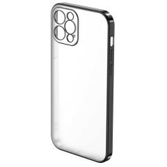 Apple iPhone 12 Pro Max Benks Matte Electroplated TPU Kapak Siyah