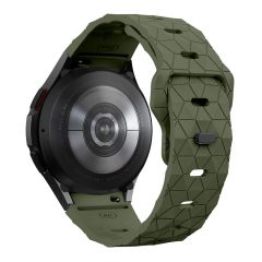 Samsung Galaxy Watch FE 40 mm Silikon Kordon Geometrik Desenli Spor Tasarım Premium Kayış