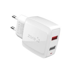 Çift USB 2.4A Hızlı Şarj Aleti + Micro Kablo 2 in 1 Şarj Cihazı