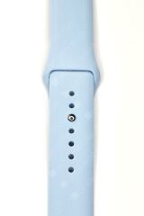 Amazfit GTS Uyumlu Silikon Kordon Premium Spor Kayış Jel Silikon Spor Kordon Açık Mavi