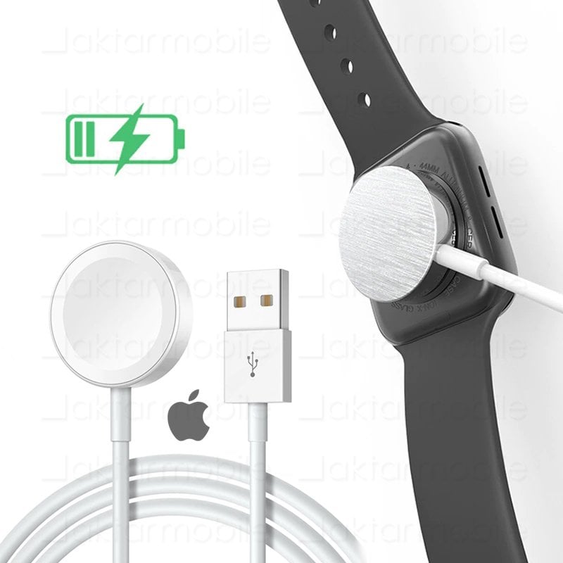 Apple Watch Manyetik Şarj Cihazı ve USB Kablosu - Şarj Kiti