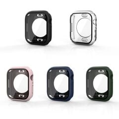 Apple Watch 6 SE 5 4 3 44 mm uyumlu Ekran Koruyucu 360° Kasa Koruma Tüm Gövde Kapak Darbe Emici