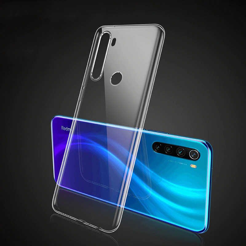 Xiaomi Redmi Note 8T Kılıf Zore Süper Silikon Kapak Renksiz