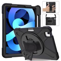 Apple iPad Air 5. Nesil 2022 10.9'' M1 uyumlu Kılıf Tam Koruma Defender Standlı Tablet Kılıfı Zırh