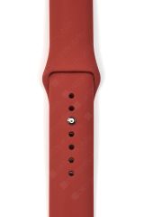 Amazfit GTR 42 mm Uyumlu Silikon Kordon Premium Spor Kayış Jel Silikon Spor Kordon Mürdüm