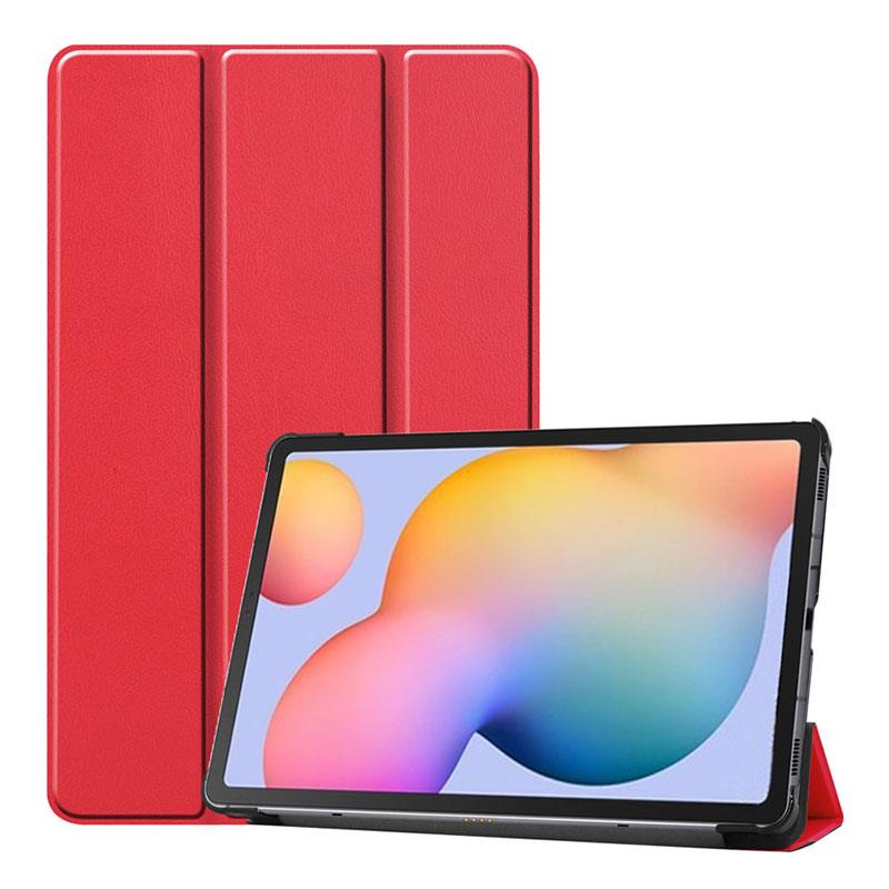 Redmi Pad Tablet 10.6'' 2022 Kılıf Standlı Flip Smart Akıllı Kapak Uyku Modlu Tablet Kılıfı Kırmızı