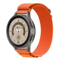 Huawei Watch GT 2 46 mm uyumlu Kordon Alpine Loop Kumaş Örgü Kayış Turuncu
