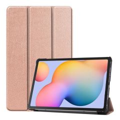 Redmi Pad Tablet 10.6'' 2022 Kılıf Standlı Flip Smart Akıllı Kapak Uyku Modlu Tablet Kılıfı Rose Gold